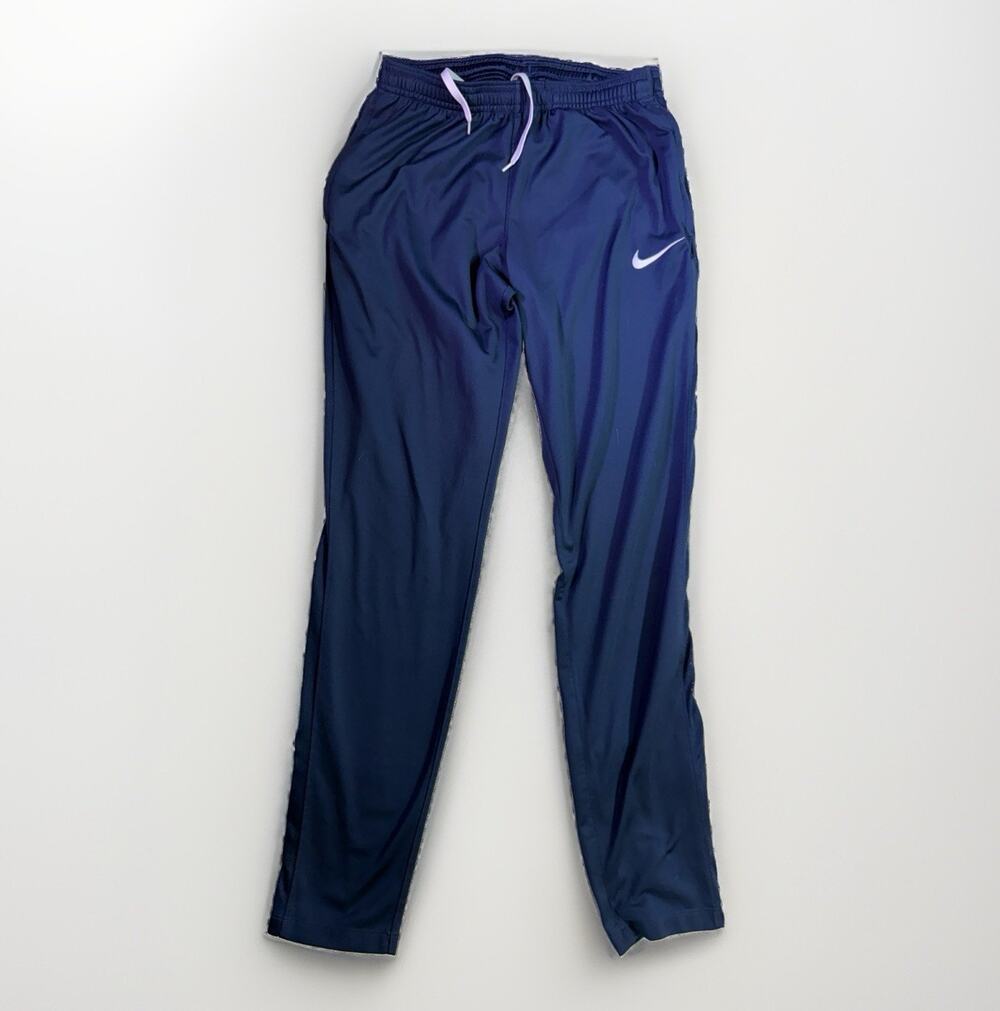 Nike Pants Womens S Blue Dri-FIT Athletic Training Ankle Zipper. (e2)